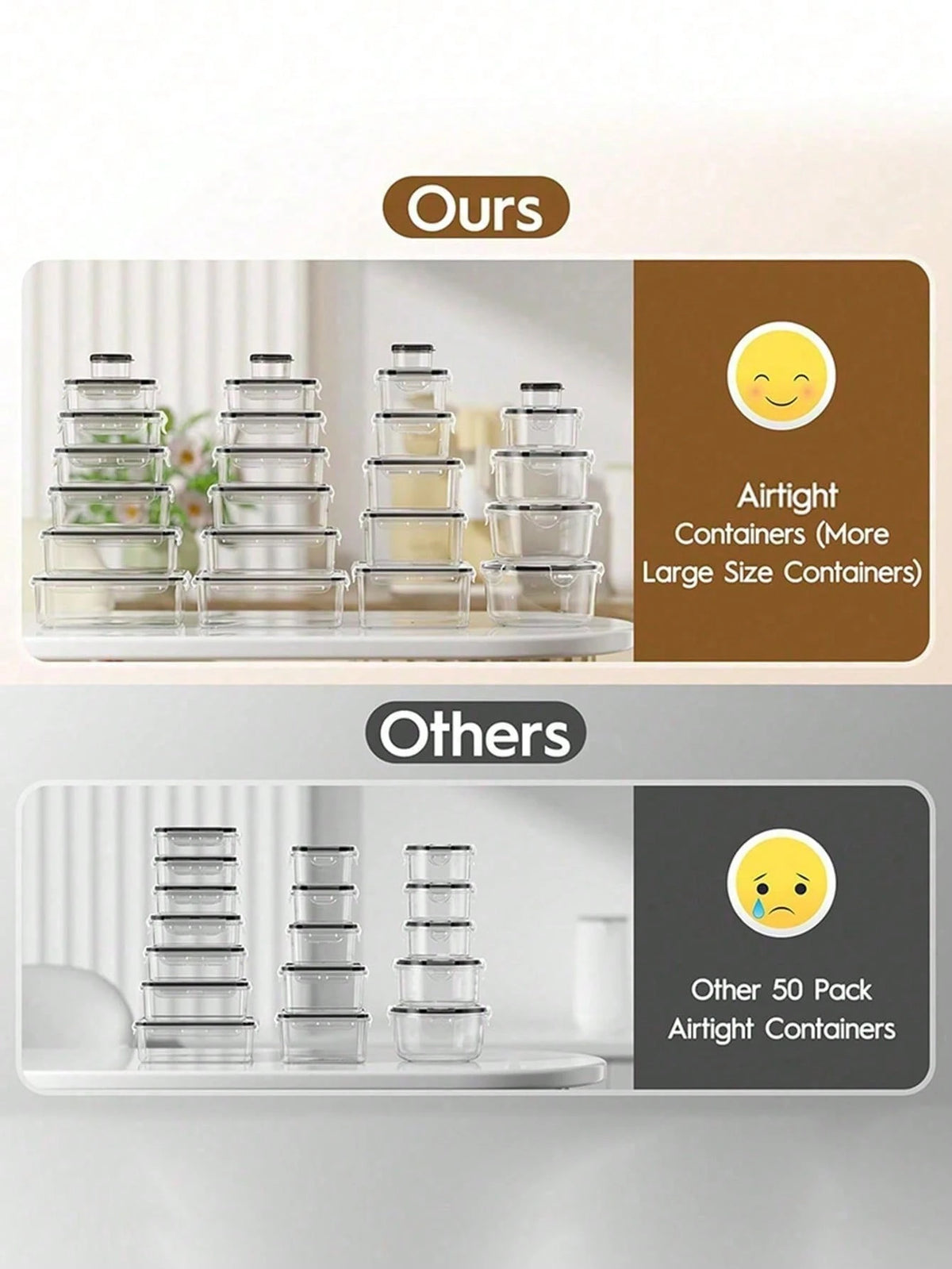 airtight container storage set details